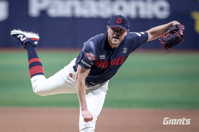 QS를 기록한 비슬리./롯데 자이언츠