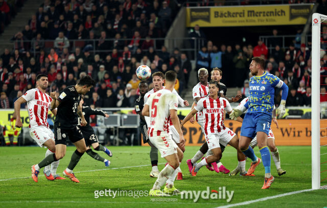 김민재 쾰른전 득점 장면/게티이미지코리아