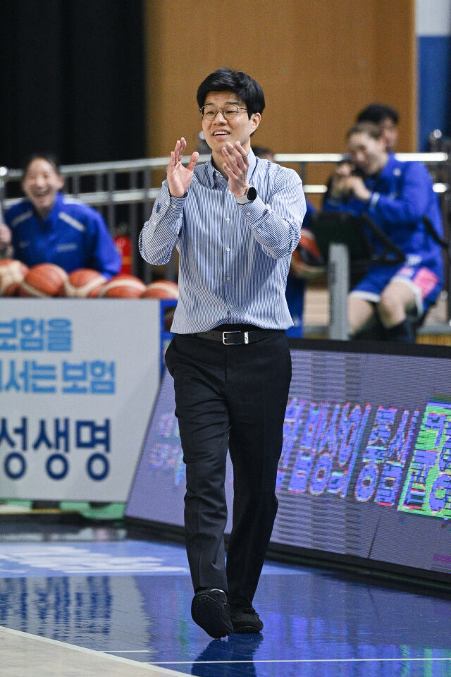 하상윤 감독./WKBL