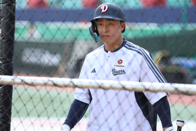 두산에 합류하자마자 실전에 나서는 손아섭./두산 베어스