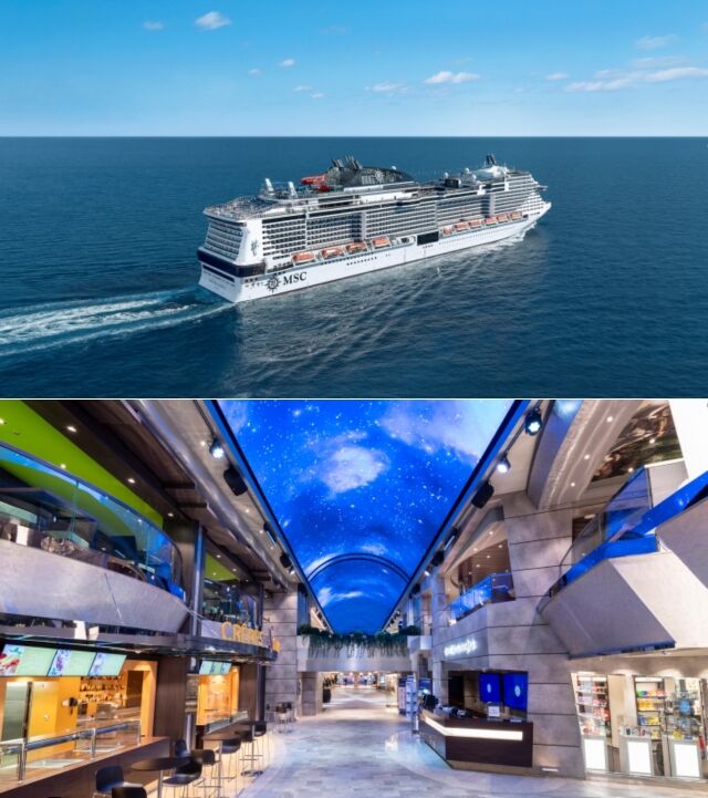MSC 크루즈의 초대형 선박 'MSC 벨리시마(MSC Bellissima)호' / 한진트래블