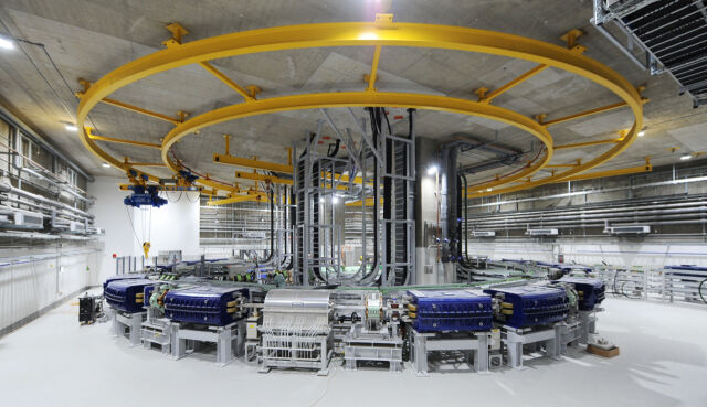 중입자치료센터 지하 4층에 위치한 가속기실. / 연세의료원