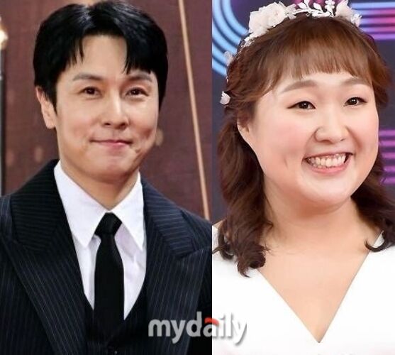 그룹 신화 멤버 겸 배우 김동완(왼쪽), 코미디언 이수지 / 마이데일리