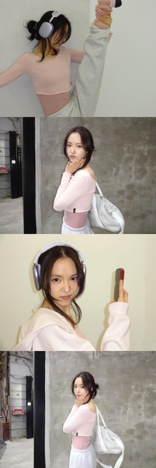 배우 손나은이 봄처럼 화사한 미모를 뽐냈다. / 손나은 소셜미디어