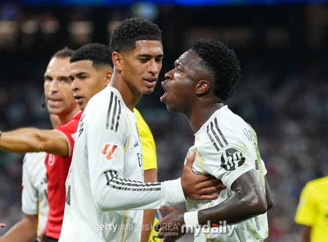 주드 벨링엄(왼쪽)과 비니시우스 주니오르./게티이미지코리아