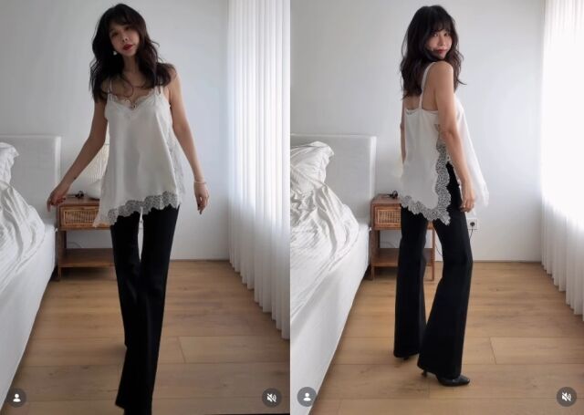 방송인 김준희가 나이를 잊은 파격적인 패션으로 온라인을 뜨겁게 달구고 있다. /김준희 소셜미디어