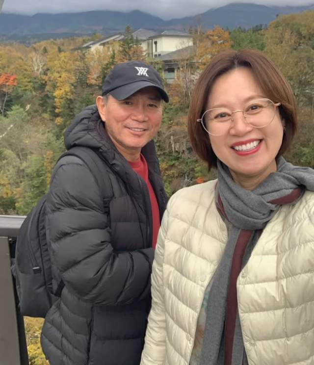 이번 프로그램에는 남편 이봉원도 출연을 확정 지어 눈길을 끈다./박미선 소셜미디어