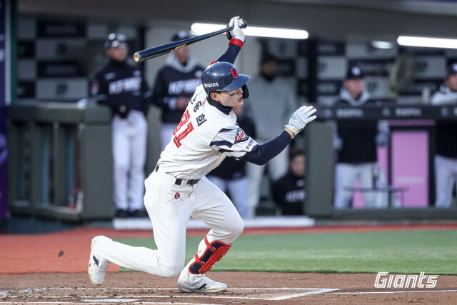 류현진을 상대로 매우 강했던 윤동희./롯데 자이언츠