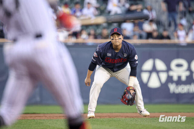 3루수로 나서고 있는 한동희./롯데 자이언츠