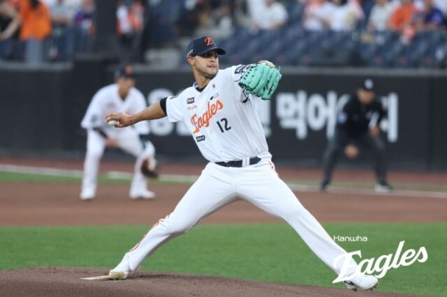 선발 투수 에르난데스./한화 이글스