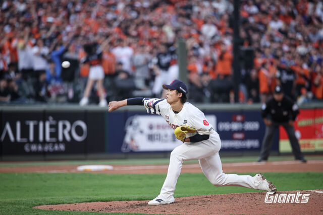 현도훈의 역투./롯데 자이언츠