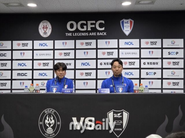 수원 삼성 레전드 팀 서정원 감독, 염기훈./수원월드컵경기장=노찬혁 기자