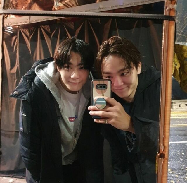 왼쪽부터 고(故) 문빈, 세븐틴 승관 / 승관 인스타그램