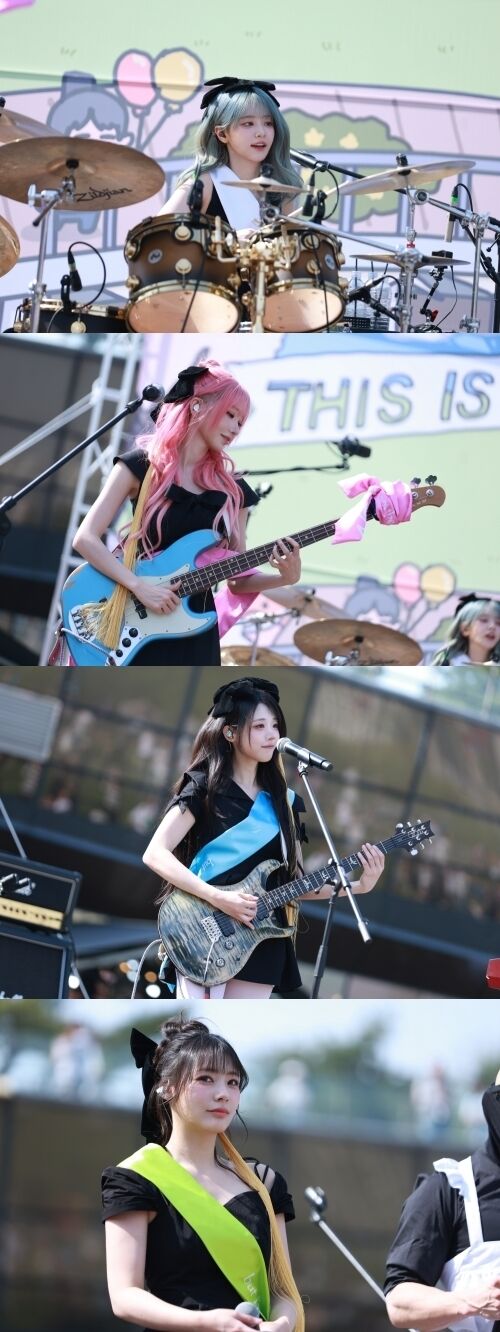 걸밴드 QWER이 팬 이벤트를 성료했다. / 쓰리와이코프레이션