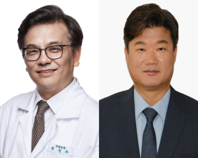 전신수 전략위원장 겸 R&BD위원장(왼쪽)과 박희덕 부회장 겸 R&BD위원장. 사진제공=팜젠사이언스