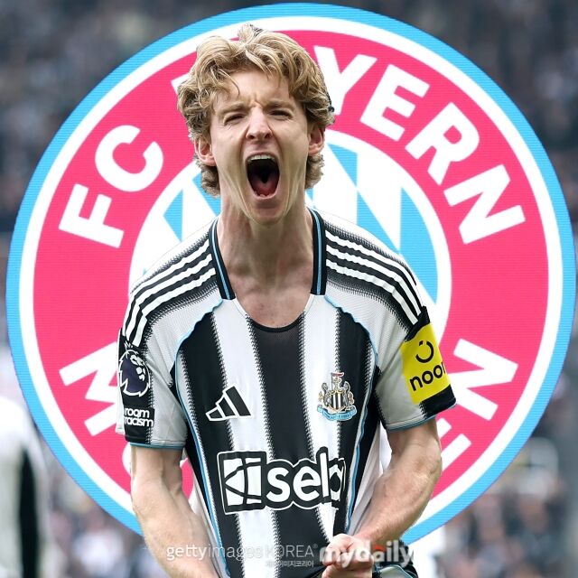 앤서니 고든(뉴캐슬 유나이티드)이 지인들에게 바이에른 뮌헨 이적에 열려있다고 전했다는 주장이 나왔다. /게티이미지코리아