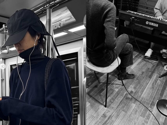 홍진경이 지하철을 타고 이동하는 모습을 보였다. / 홍진경 소셜미디어