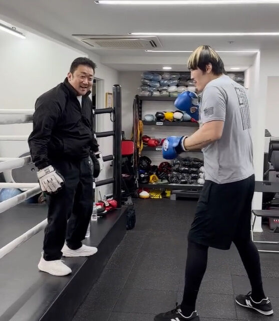 마동석, 최홍만./소셜미디어