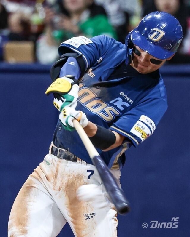 21일 3안타 경기를 펼친 김주원./NC 다이노스