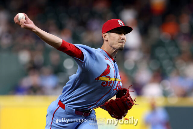 라이언 오브라이언이 투구를 하고 있다./게티이미지코리아
