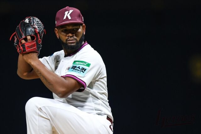 22일 경기에서 도미넌트 스타트를 기록한 알칸타라./키움 히어로즈