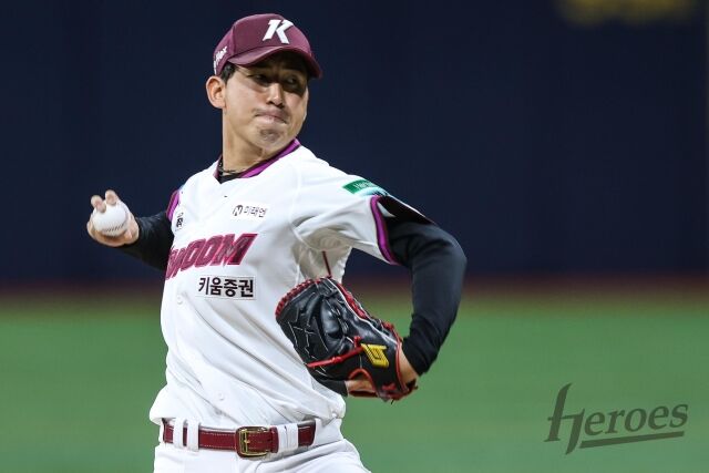 이틀 연속 세이브를 기록한 유토./키움 히어로즈