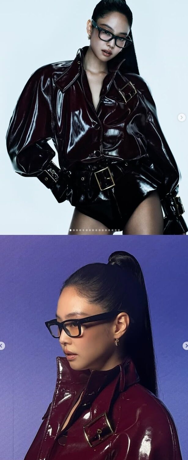 '월드클래스' 블랙핑크 제니가 독보적인 패션 아우라를 선보였다./제니 소셜미디어