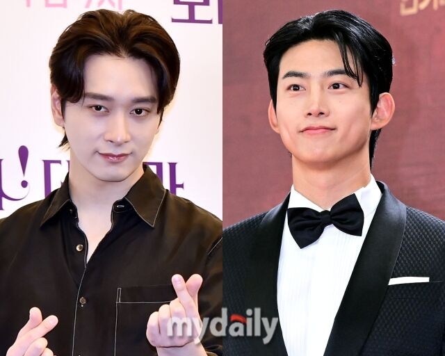 그룹 2PM 겸 배우 황찬성, 그룹 2PM 겸 배우 옥택연/마이데일리 DB