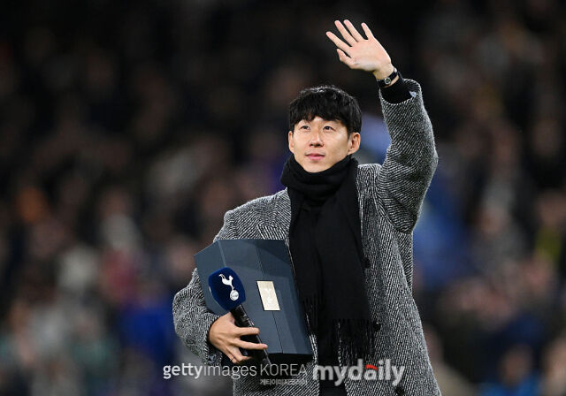 지난해 12월 토트넘 홋스퍼 스타디움을 방문한 손흥민(LAFC)./게티이미지코리아