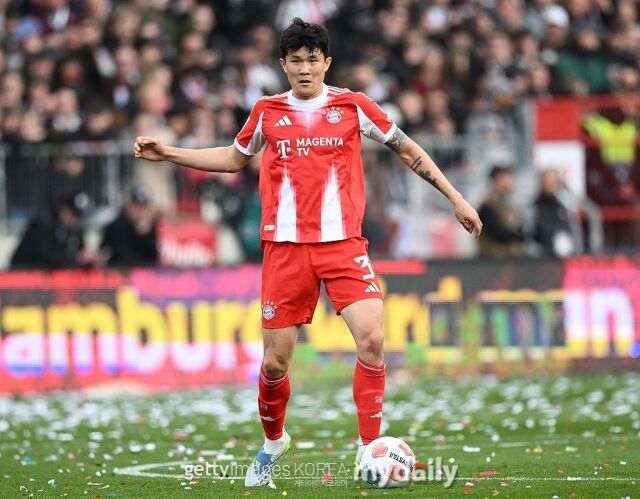 바이에른 뮌헨 잔류 의지를 유지하고 있다고 알려진 김민재(바이에른 뮌헨)./게티이미지코리아