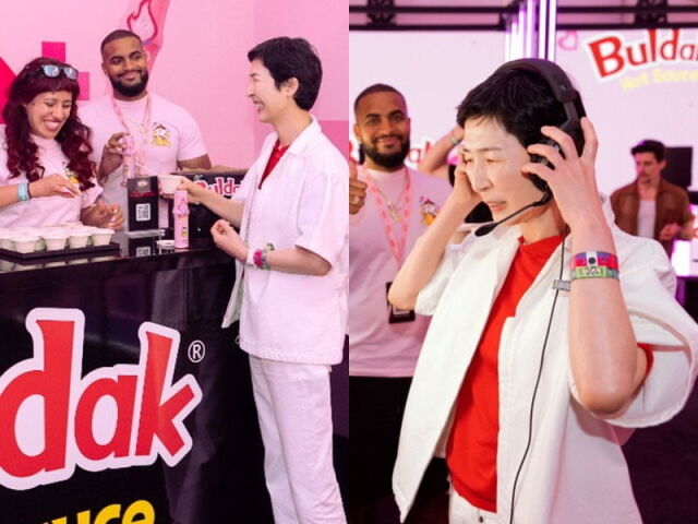 김정수 삼양식품 부회장이 지난해 4월 미국 코첼라 밸리 뮤직 앤드 아츠 페스티벌 현장을 찾은 모습. /삼양식품