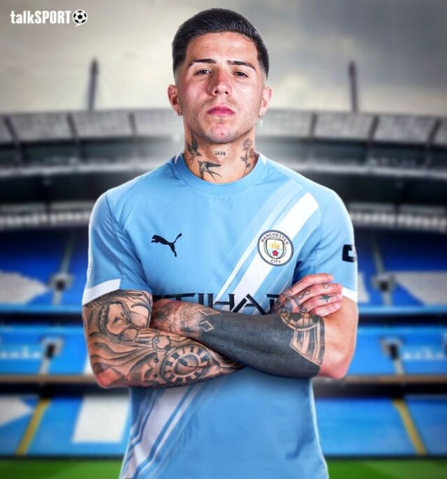 맨체스터 시티가 엔조 페르난데스(첼시) 영입에 관심을 보이고 있다./영국 '토크스포츠' 제공