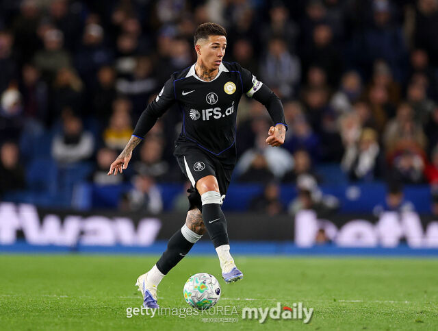 맨체스터 시티의 관심을 받고 있는 엔조 페르난데스(첼시)./게티이미지코리아