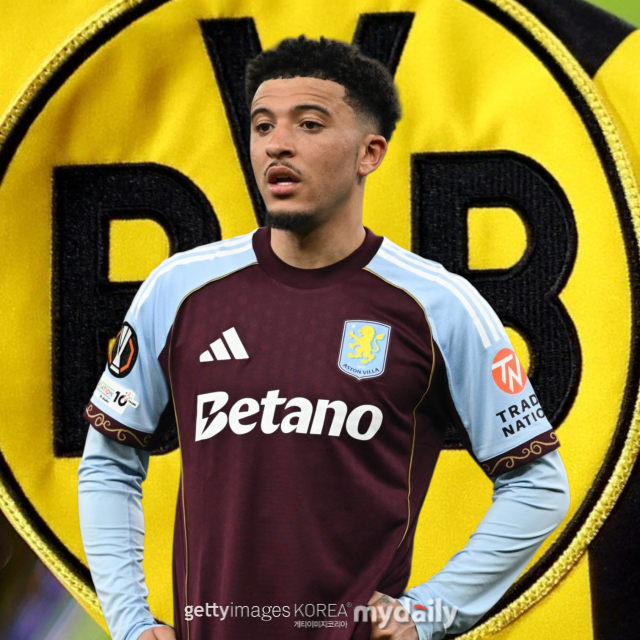 24일 스카이스포츠 보도에 따르면 제이든 산초(아스톤 빌라)는 도르트문트에 긍정적인 반응을 보였다./게티이미지코리아