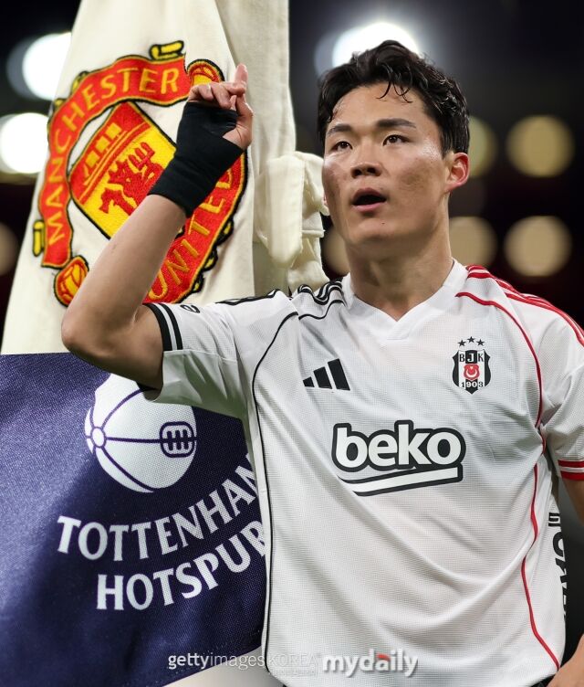 오현규(베식타시)가 24일 알란야스포르와의 경기에서 득점에 성공했다. 세레머니를 하고 있는 오현규. /게티이미지코리아