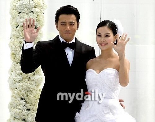 배우 장동건(왼쪽), 고소영 부부 / 마이데일리