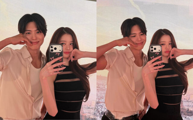 박보검, 장원영./ 장원영 SNS