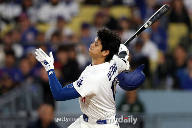 오타니가 25일 경기에서 무안타로 침묵했다./게티이미지코리아
