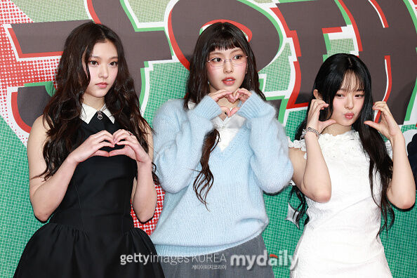 왼쪽부터 그룹 뉴진스 멤버 해린, 혜인, 하니 / 게티이미지코리아