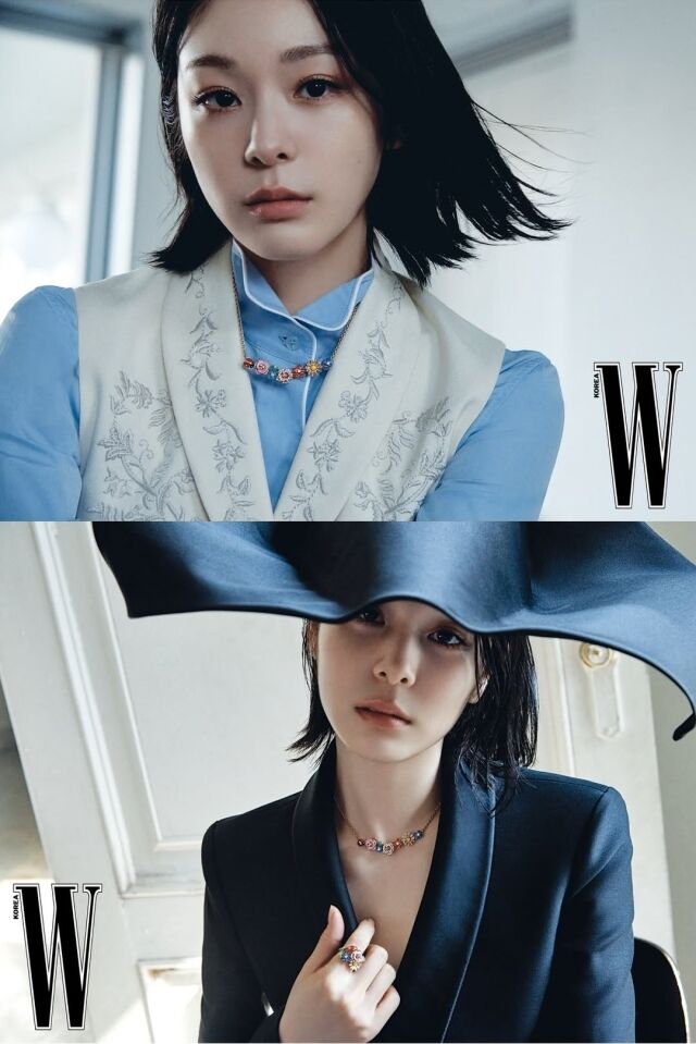 전 피겨스케이팅 선수 김연아 화보 / 김연아 및 W코리아 소셜미디어