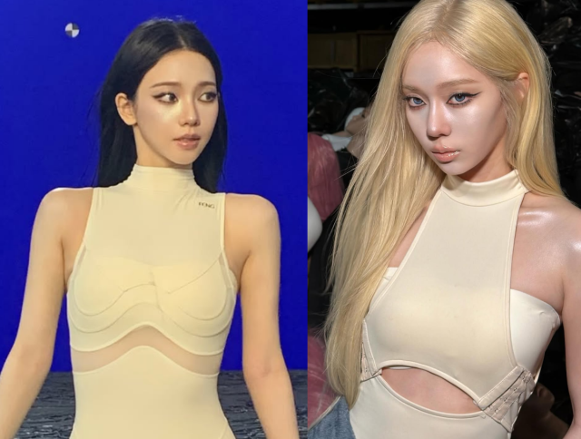 카리나와 윈터가 컴백을 앞두고 강렬한 콘셉트의 근황을 공개했다. / 카리나,윈터 SNS