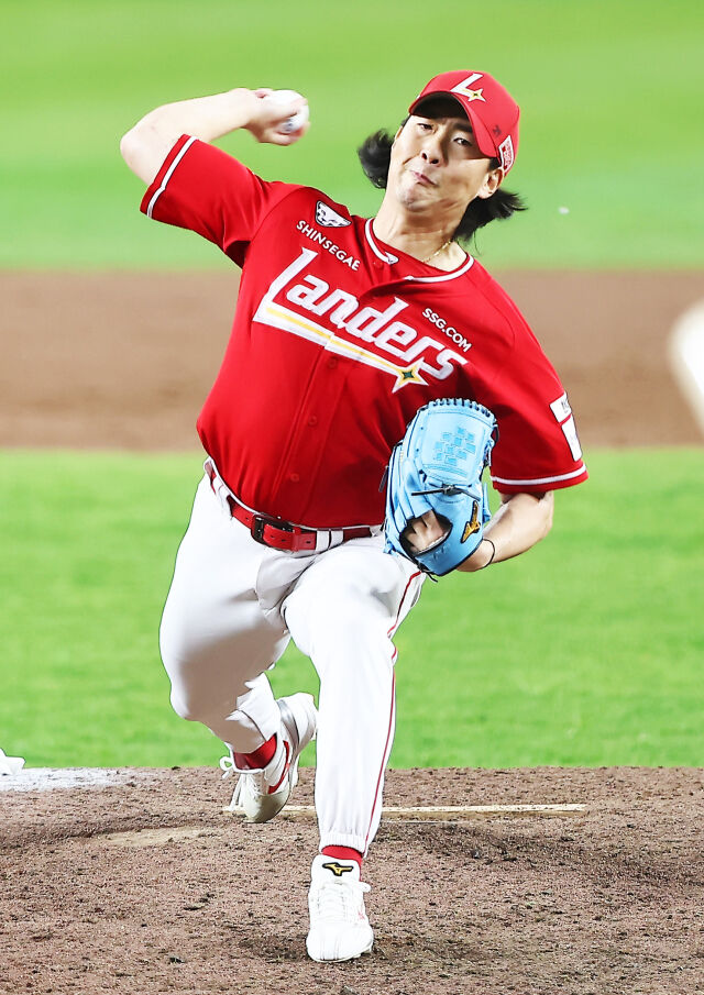 문승원이 3이닝을 깔끔하게 막았다./SSG 랜더스