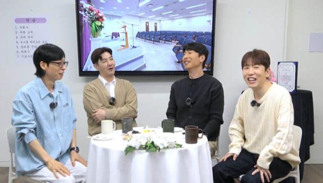 지난 2일 유튜브 채널 ‘뜬뜬’의 웹예능 ‘핑계고’에는 한상진, 양상국, 남창희가 게스트로 출연했다./ 유튜브 채널 ‘뜬뜬’