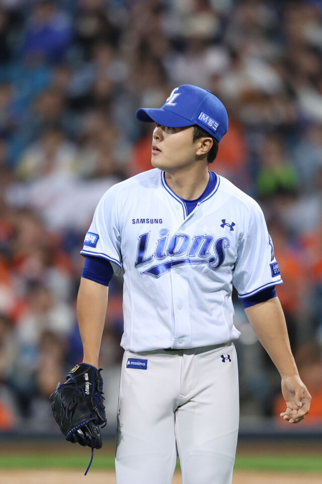 삼성 이승민이 5월 1일 한화 이글스전 마운드에 오르고 있다./삼성 라이온즈 제공
