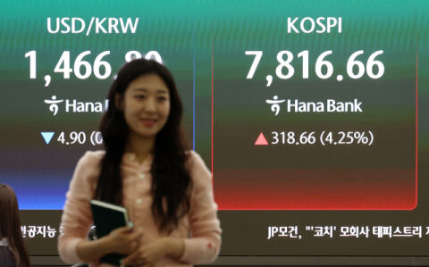 삼전&middot;닉스 신고가에 코스피, 7800선 돌파 &lsquo;사상 최고치&rsquo;&hellip;매수 사이드카 발동