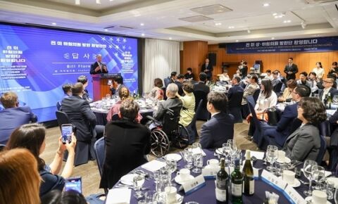 한중기업가협회, 美 전직 의원단과 한미 산업 협력 논의