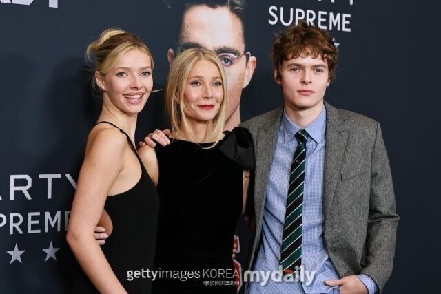 애플 마틴, 기네스 팰트로, 모세 마틴./게티이미지코리아