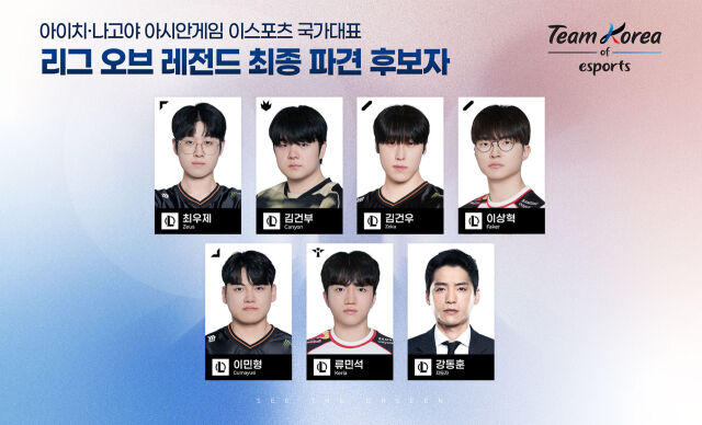 2026 아이치-나고야 이스포츠 국가대표 최종 파견 후보자_리그 오브 레전드. /KeSPA