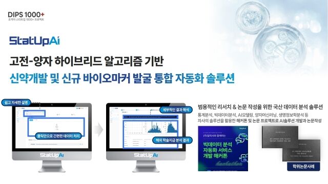 일릭서의 데이터 분석 솔루션 스탯업에이아이(StatUpAI) / (주)일릭서