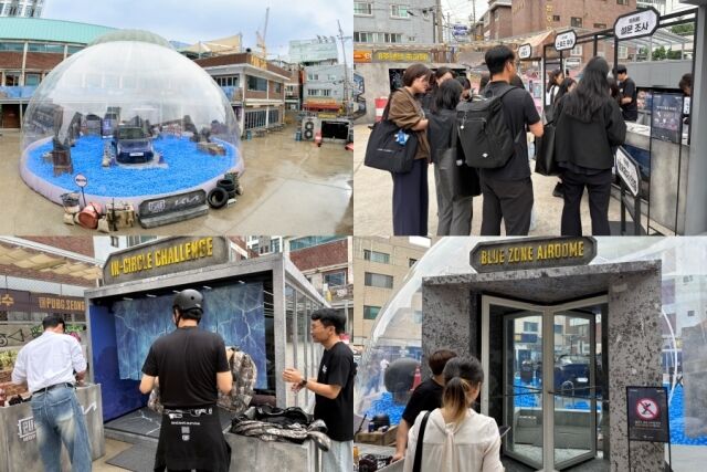 21일 서울 성동구 기아 언플러그드 그라운드와 펍지 성수에서 열린 ‘배틀그라운드 모바일’ 8주년 기념 오프라인 팝업. /박성규 기자, 크래프톤
